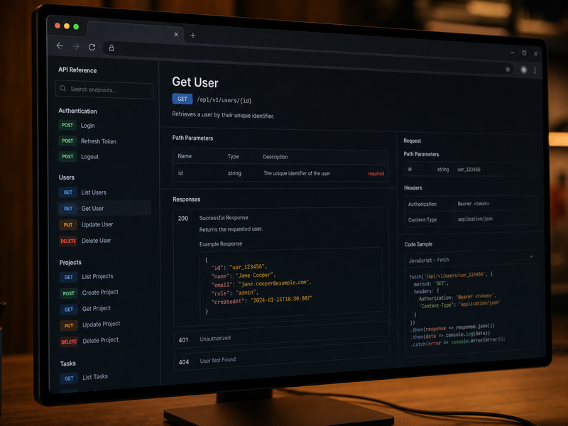 Web development service visual